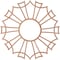 Ekena Millwork Augustus Wood Fretwork Pierced Ceiling Medallion, Cherry, 18"OD x 6 3/8"ID x 1/4"T CMWP18X18X0250AUCH - alternate 2